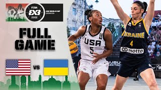 USA v Ukraine | Women | Full Game | FIBA 3x3 U18 World Cup 2022