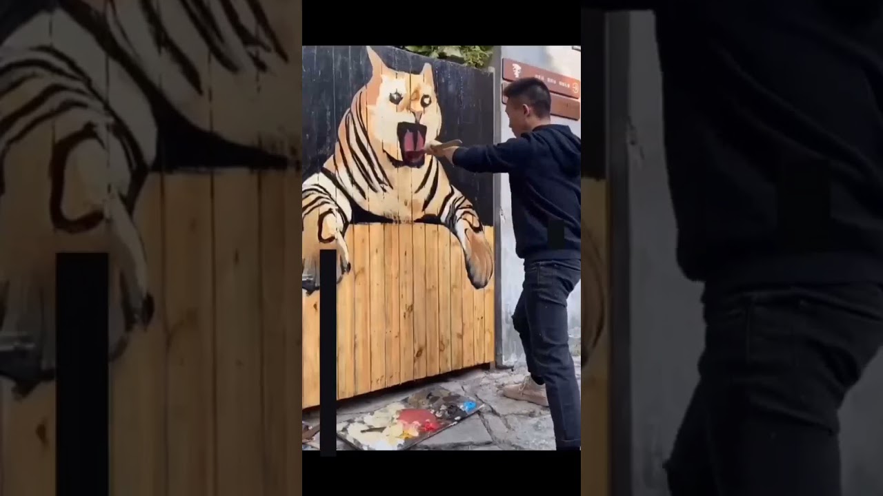 Amazing Art fact 🎨🐅 