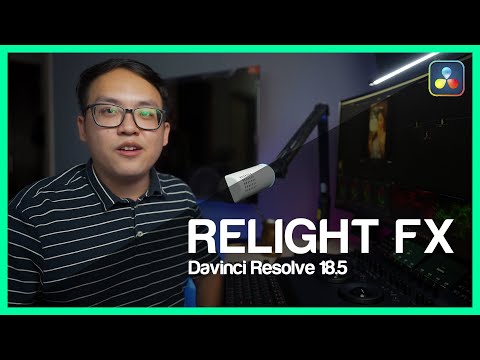 Relight FX in DaVinci Resolve 18.5