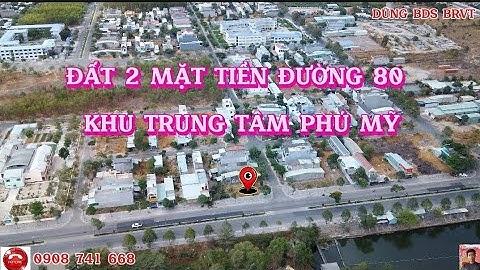 Đất 2 mặt tiền đường cách mạng tháng tám, khu trung tâm Phú Mỹ