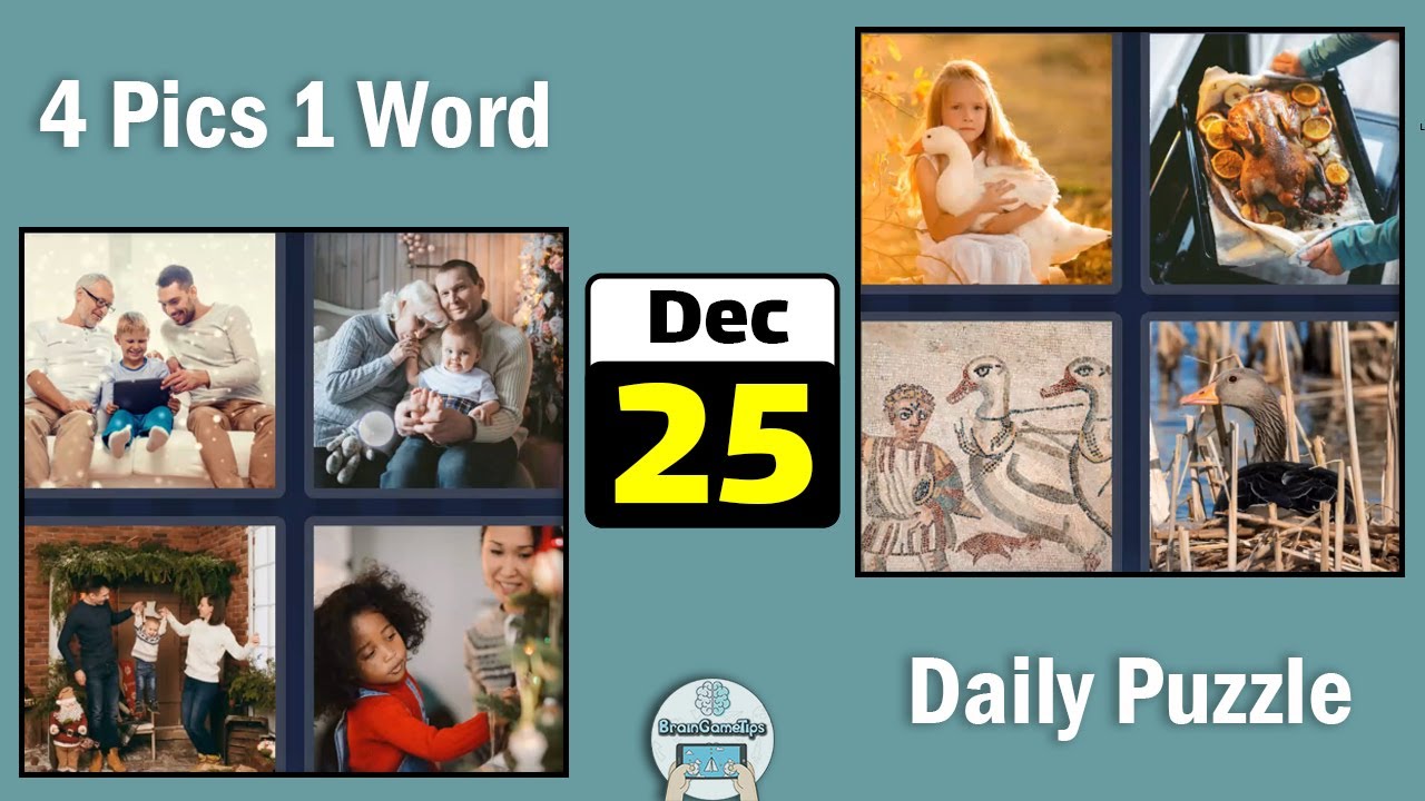 4 Pics 1 Word - Daily Puzzle December 25 2021 Answer