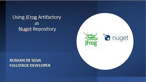 Using JFrog Artifactory as Nuget Repository for Visual Studio