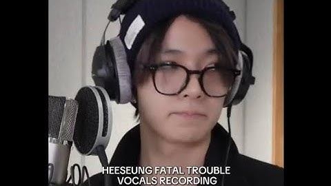 Enhypen heesueng (Fatal trouble) Studio Raw vocals#enhypen #heeseung #fataltrouble