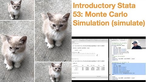 Introductory Stata 53: Monte Carlo Simulation (simulate)