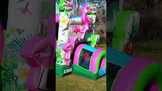 Flamingo Bounce House Combo! Sky High Party Rentals