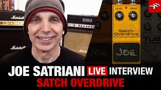 Joe Satriani: &quot;Overdrive pedals are weird!&quot; - Satch LIVE on AmpliTube Joe Satriani