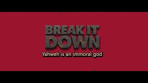 Break It Down - Jesus fulfilled 0 prophecies