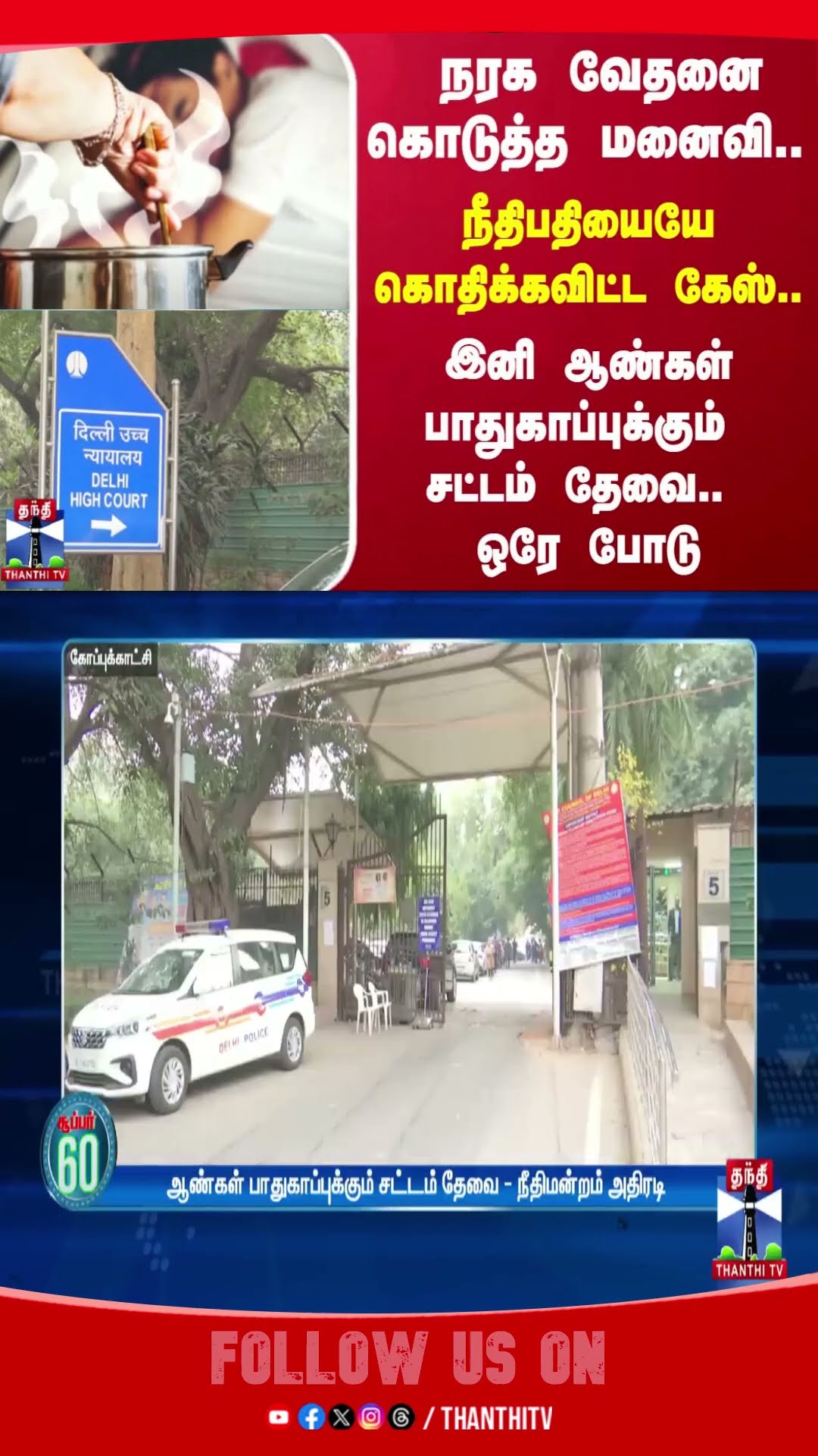 நரக வேதனை கொடுத்த மனைவி.. நீதிபதியைவே கொதிக்கவிட்ட கேஸ்..
