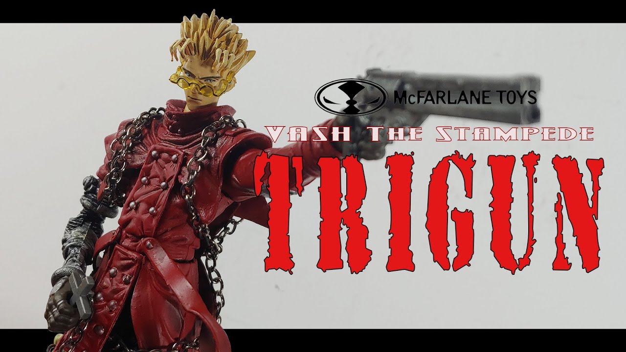 Figurine Trigun Vash The Stampede – McFarlane Toys 1999, 20 Cm, Japon