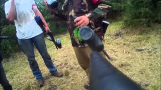 Paintball Fail- Kid destroys a Proto SLG (R7 Paintball Camera)