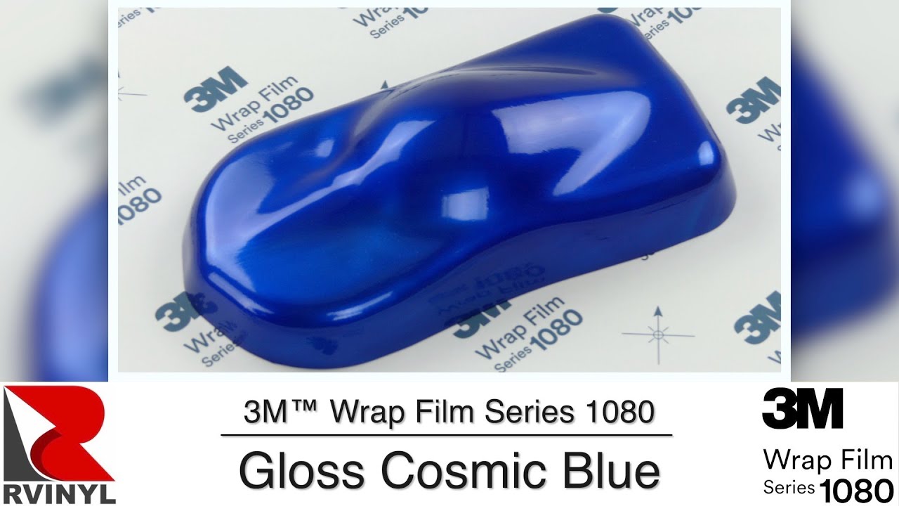 3M 1080 G377 Gloss Cosmic Blue Car Wrap Autofolie