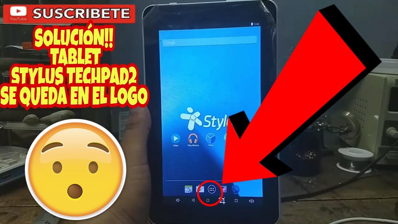 El top 47 imagen mi tablet stylos tech se queda en el logo