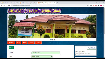 Demo program Aplikasi E-Learning Berbasis Web Pada SMK Negeri 6 Tanjung Jabung Barat