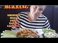 MUKBANG🍽 жареная картошечка, кабачковые оладьи💥🔥👍💣, оливье