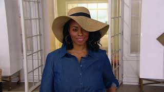 Joan Rivers On Front Denim Dress With Removable Belt On Qvc