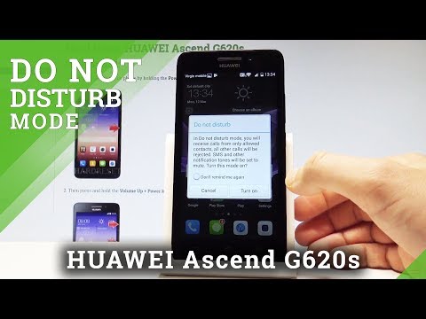 How to Enable Do Not Disturb in HUAWEI Ascend G620s - Configure Do Not Disturb |HardReset.Info