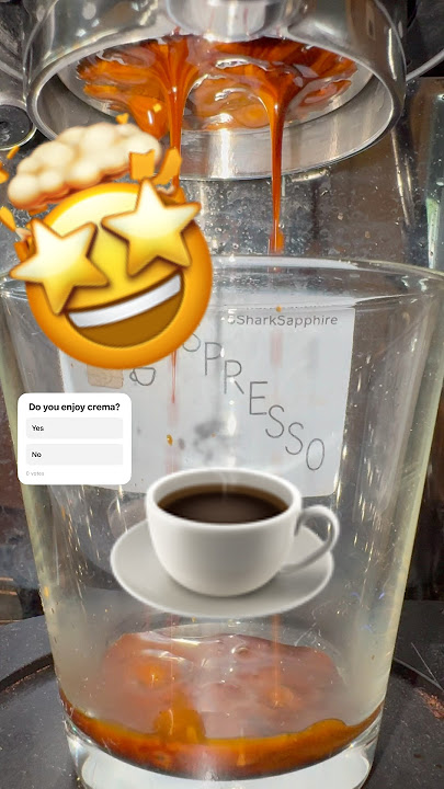 Back on YouTube after over a year with my first espresso pull in months, and it looks fantastic!