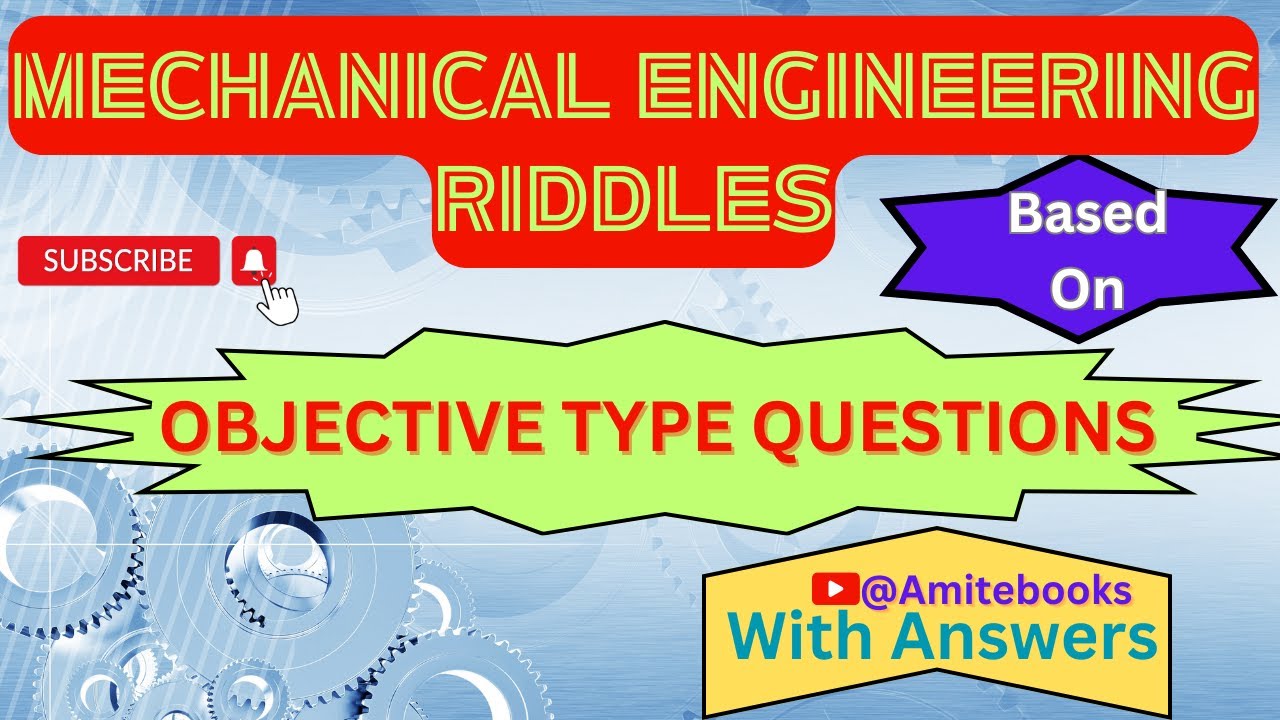 Riddles for Mechanical Engineering students in english with answers