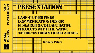Collaborative Design and Research Projects with the Native American Tribes of Oklahoma
Originally aired on October 11, 2024 at the AIGA Design Conference
This presentation by Siriporn Peters focuses on innovation at the margins with the Native American Tribes of Oklahoma, undergraduate students, and Washita Battlefield National Historic Site (WBNHS) under the National Park Service in Cheyenne, Oklahoma to create interactive exhibits for the WBNHS visitors who are underserved population and people with disabilities. The projects were funded by the National Endowment for the Arts and Southwestern Oklahoma State University, Oklahoma Arts Council, and WBNHS. The main goals are to articulate and disseminate design research and collaborative projects as well as raise awareness of the design communities about the potential roles and contributions of communication design and designers in generating innovation with, for, and at the margins.
Siriporn Peters is an Assistant Professor of Art and Design (Graphic Design) in the Department of Communication, Media, Art, and Design at Morehead State University in Morehead, Kentucky. She graduated with a Ph.D. (Graphic Design) from the School of Communication and Media at RMIT University in Melbourne, Australia, and a masters degree in graphic design from Oklahoma City University in Oklahoma. She has several years of experience teaching all levels of design courses and doing design research projects in Thailand and the U.S. Her research interests are participatory graphic design, communication design for social sustainability, and interactive design for accessibility. She received the National Endowment for the Arts (NEA) between 2017 and 2019. She also received the National Awards of the Western National Parks Association Stewart L. Udall Award in 2018. Collaborative Design and Research Projects with the Native American Tribes of Oklahoma