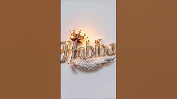 Habiba name ❤️❤️🌹#shortvideo#short#name