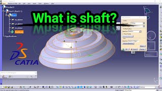 CATIA V5 || SHAFT COMMAND || Hindi me#catia #designingtutorials