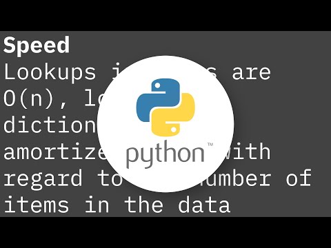 Python: List vs Dict for look up table