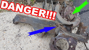 Nissan Qashqai J10 rusty rear suspension replacement.