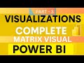 Master Power BI Matrix Visual | Part - 3 | Complete Formatting , Hierarchies, Drill Down & Styling