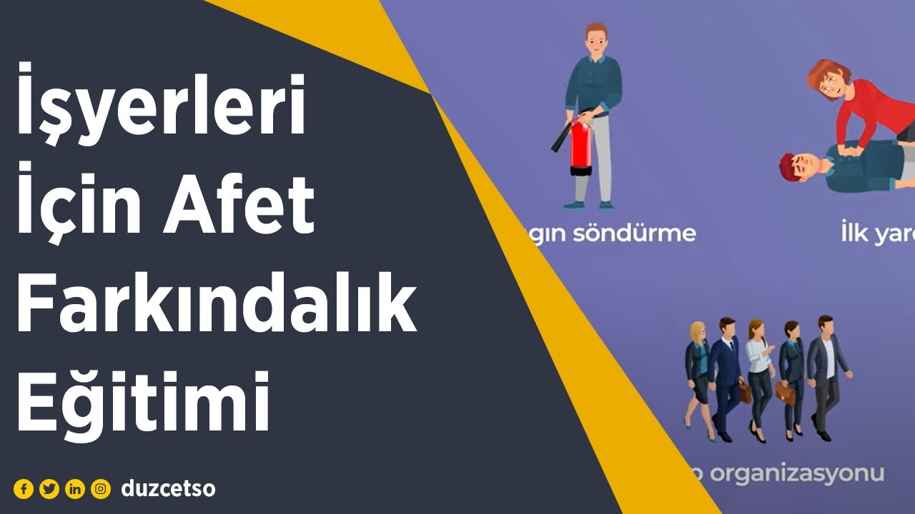 İş Yerleri için Afet Farkındalık Eğitimi