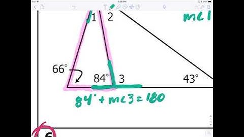 Triangle Sum and Exterior Angles Theorem 1
