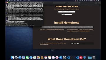 Installing BREW and wget (Mac)