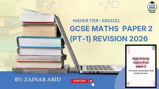GCSE Maths Paper 2 (Edexcel Higher) – 2026 High-Yield Topics | Part 1