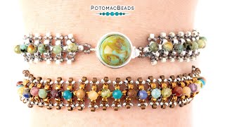 Arizona Bracelet - DIY Jewelry Making Tutorial by PotomacBeads