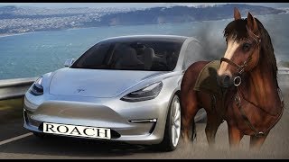 Witcher 3 - New Tesla model Roach autoparking