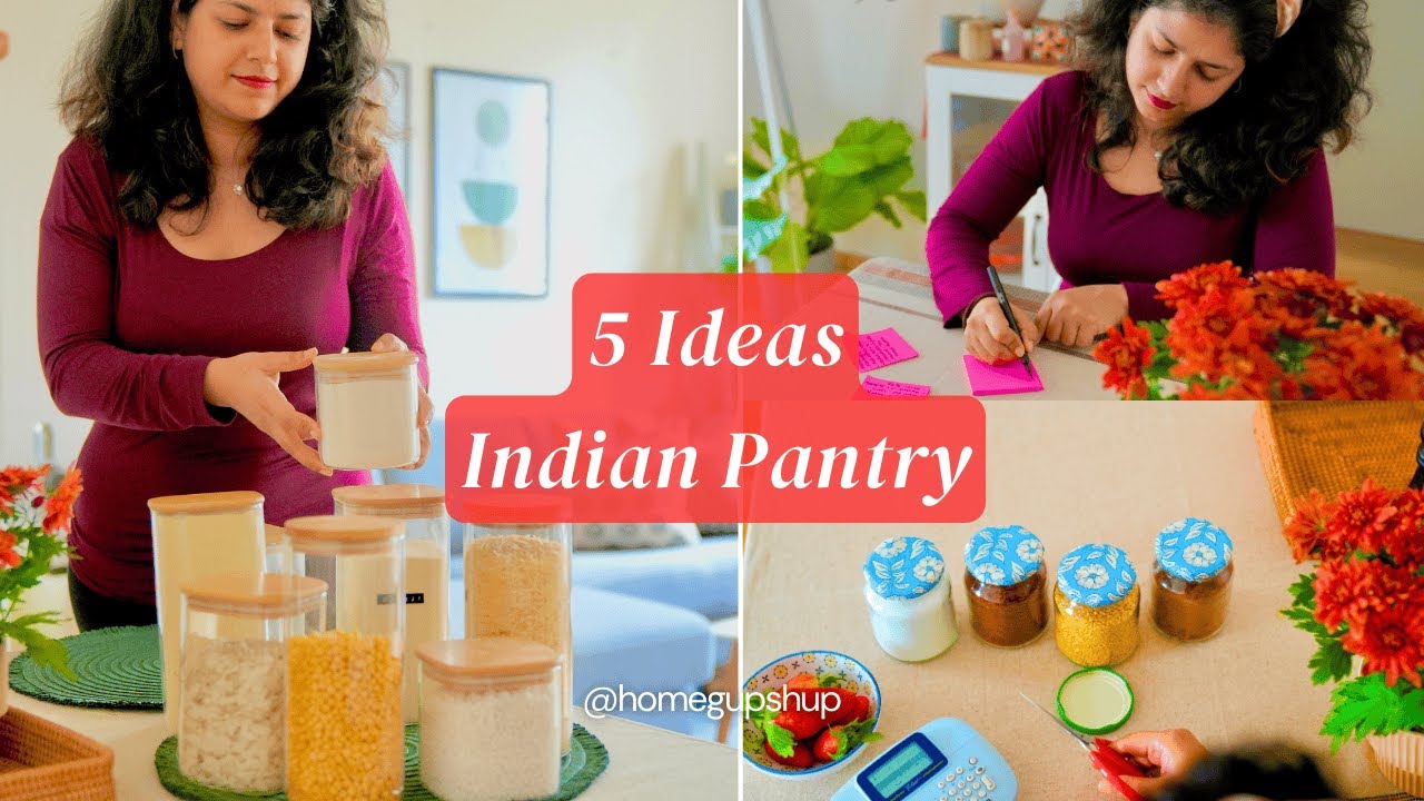 5 Super Easy Ways to Organize Your Indian Pantry Essentials 🌸🏡 | Save Space Effortlessly