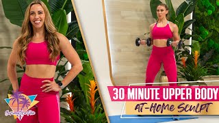 30 Minute Toned Arms Workout *Minimal Equipment - All Fitness Levels!* STF 2024 | DAY 2