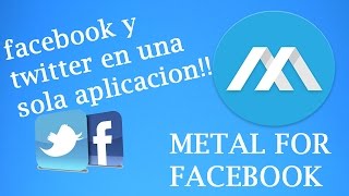 facebook y twitter en una sola aplicacion metal for facebook screenshot 5