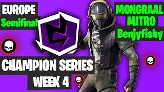 Fortnite Champion Series Week 4 Highlights - EU Round 1 Game 5 and Game 6 [Final Standings]