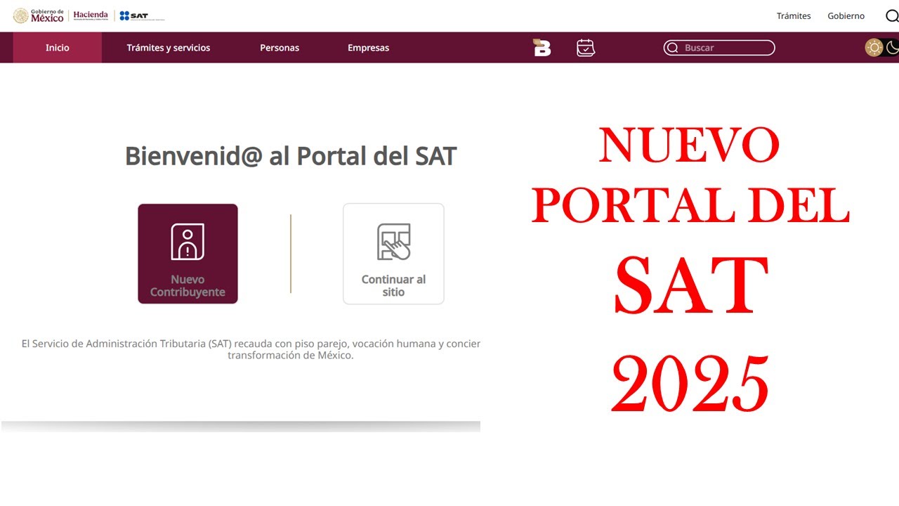 ¡NUEVO Portal del SAT 2025 - Todo lo que Necesitas Saber!