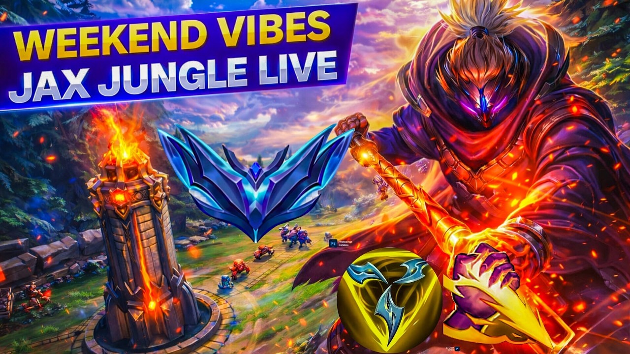 Coaching and Weekend Vibes with Jax Jungle #leagueoflegends #jax