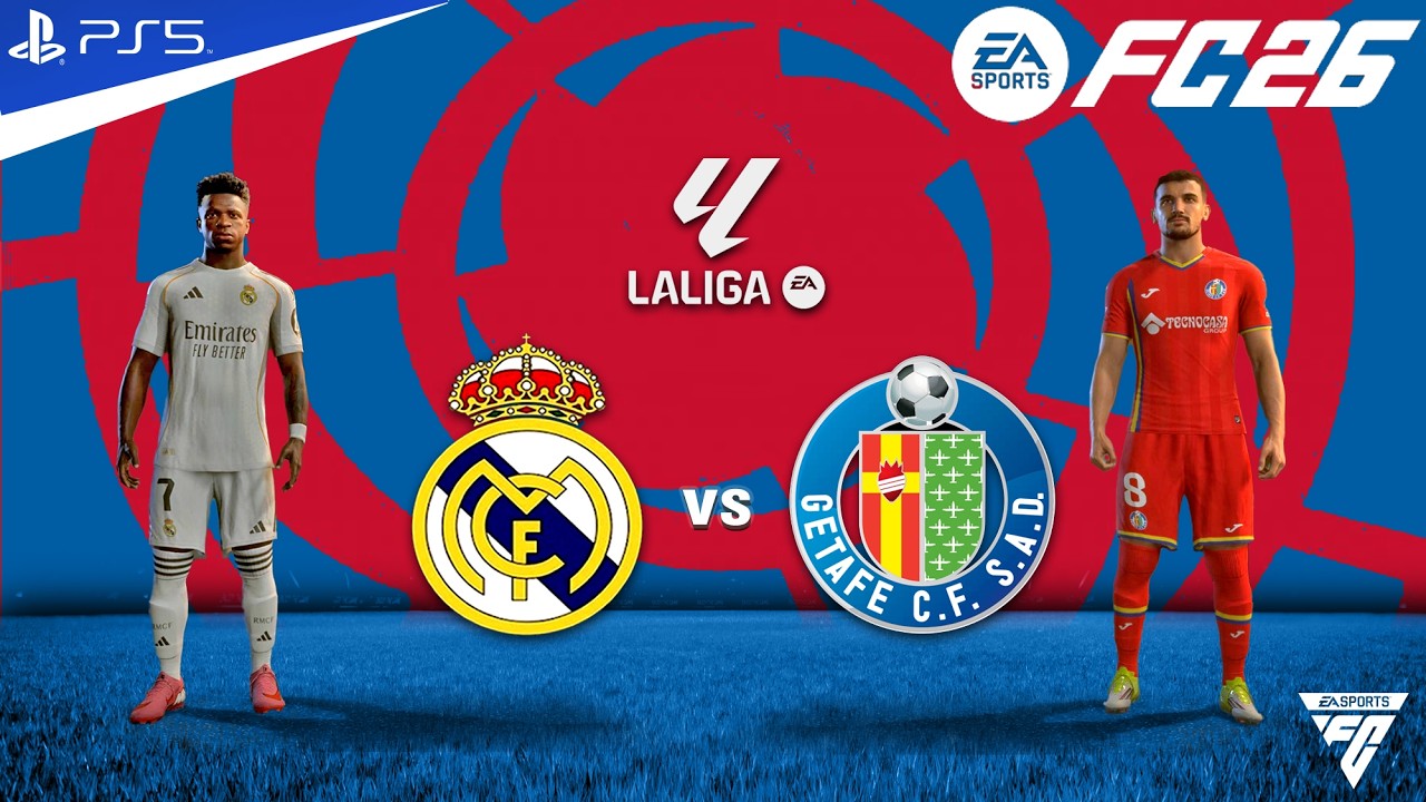 FC 26 - Real Madrid vs Getafe CF - La Liga Match - Authentic Gameplay | PS5™ 4K
