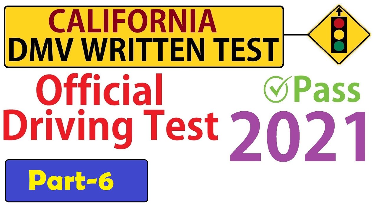 dmv written test practice california 2017