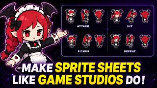 How to Create 4-Direction Game Character Sprites with AI