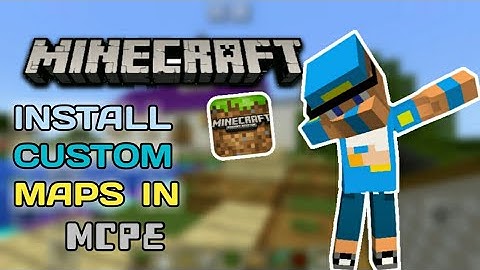 HOW TO INSTALL CUSTOM MAPS IN MINECRAFT POCKET EDITION(MCPE)android v FULL TUTORIAL | gaming mind yn