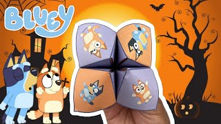BLUEY Trick or Treat Chatterbox Bluey DIY Crafts Disney Jr ABC Kids