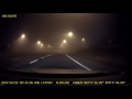 How not to drive in foggy condition, vehicle mist the exit