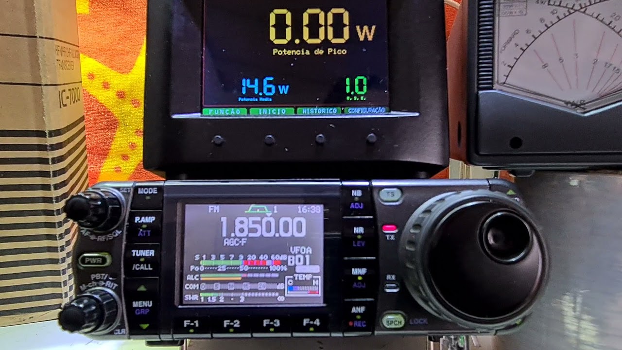 ICOM IC 7000 na caixa!! - YouTube