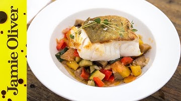 Panfried Cod and Ratatouille | Bart