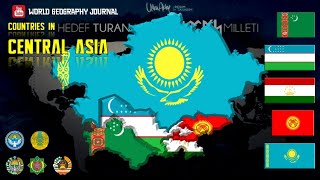 Countries in Central Asia (Capital City, Area, Population, Currency)