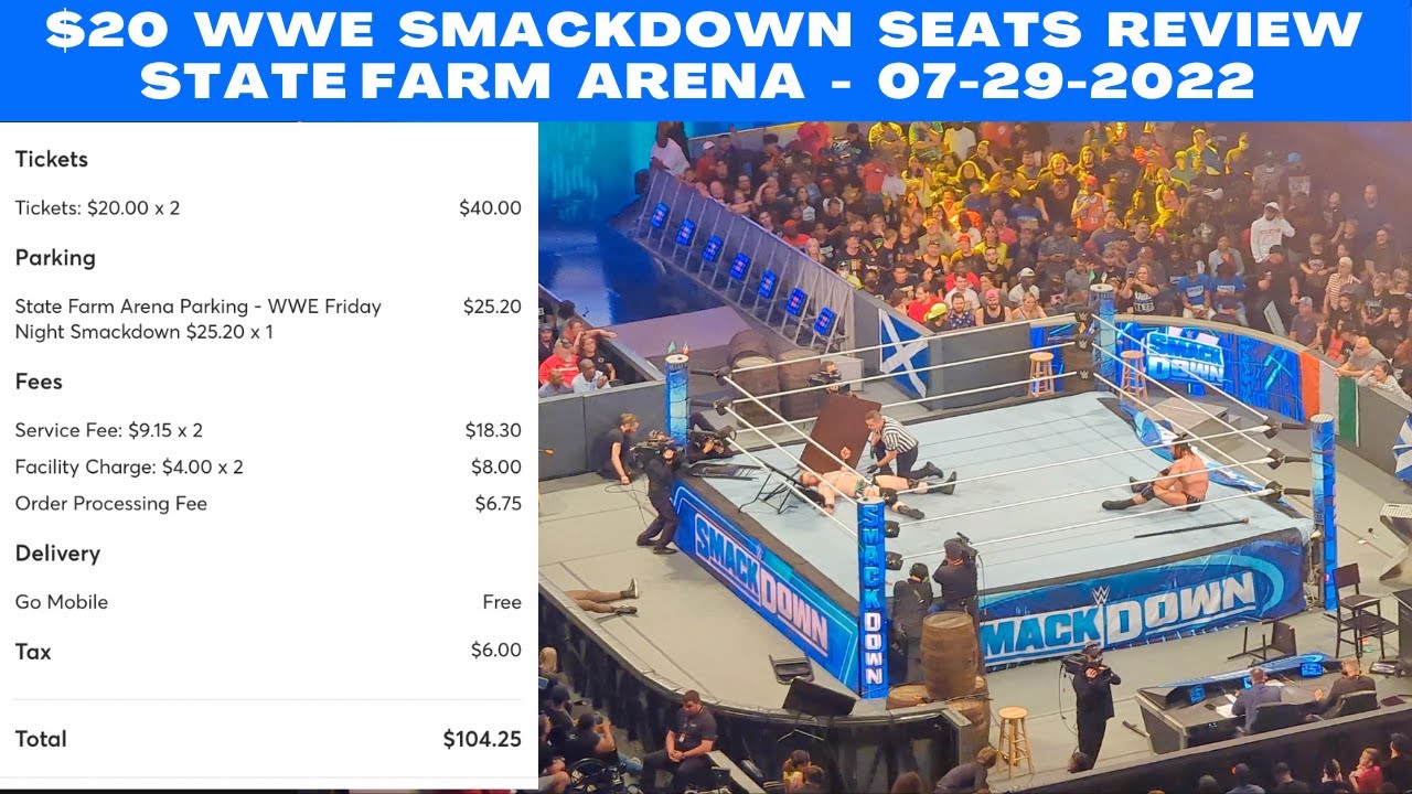 20 WWE Smackdown Seats Review Are They Worth It? YouTube